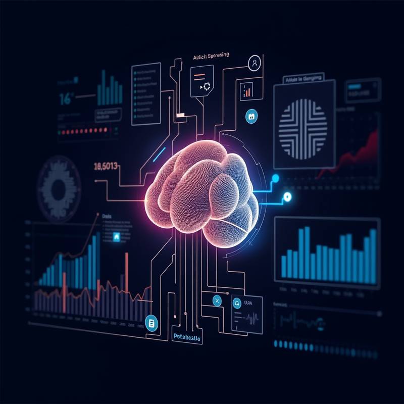 Graphical representation of data analysis, indicating the Data Science and Machine Learning course.