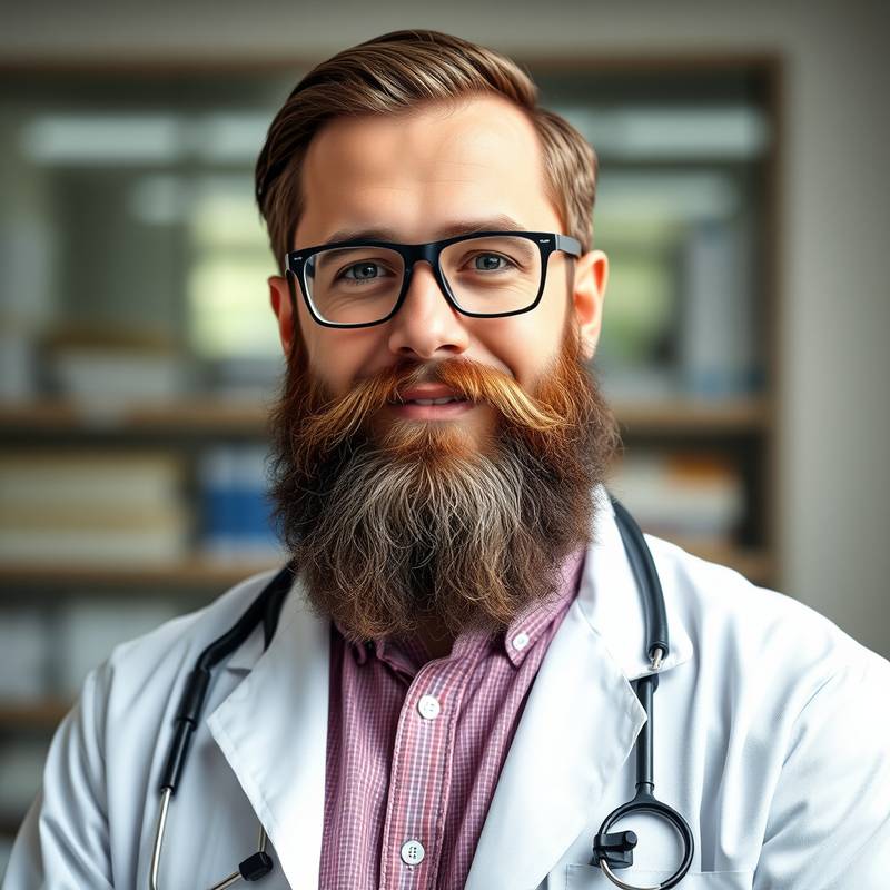 Portrait of Mr. David Lee, a data science instructor with a beard and a professional attire.